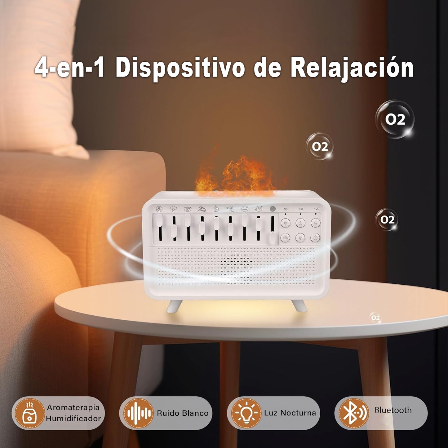 Altavoz de Ruido Blanco 4 en 1