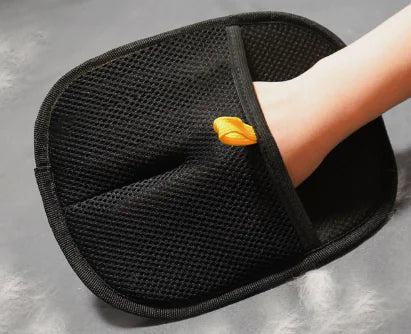 Fur Remover Glove with Brush