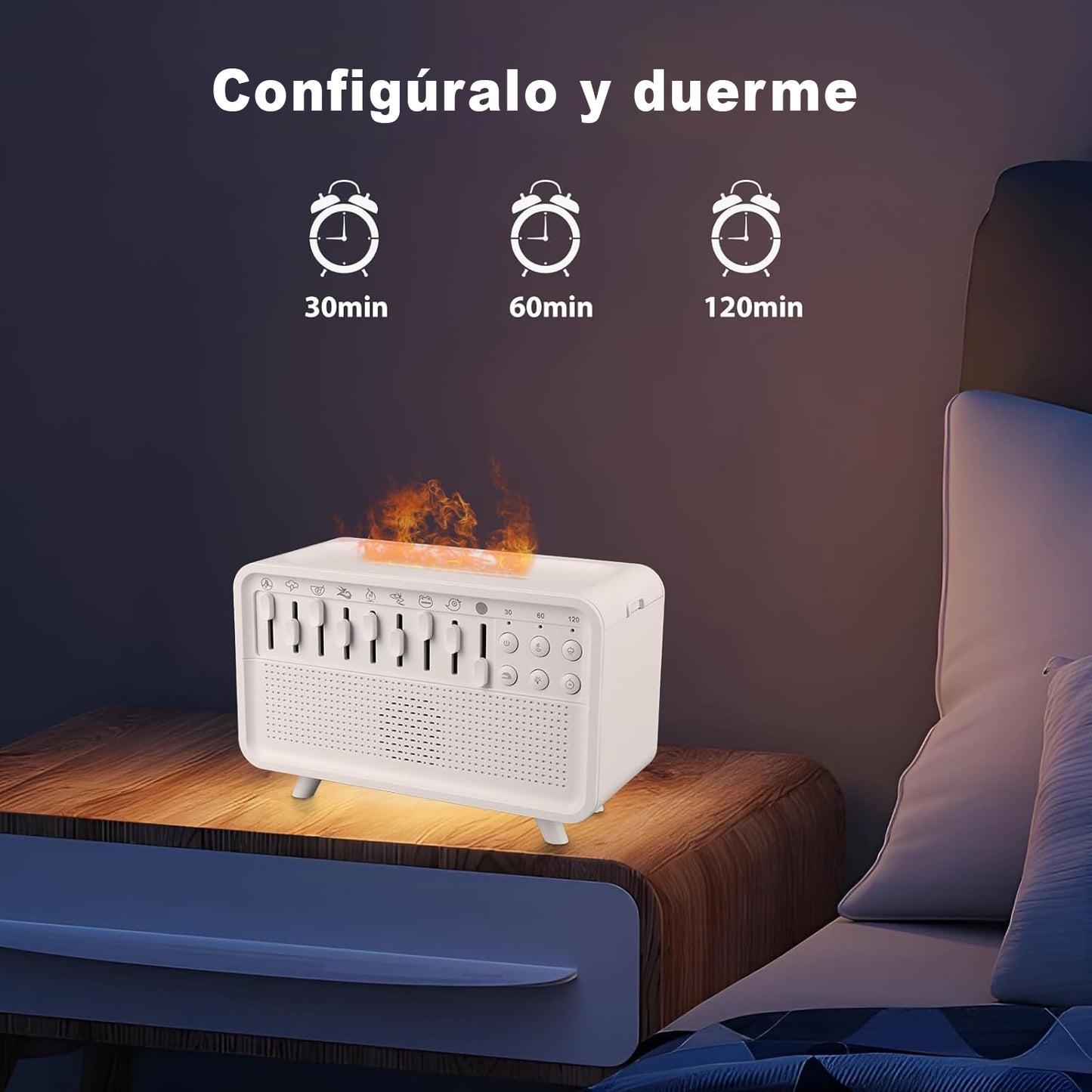 Altavoz de Ruido Blanco 4 en 1