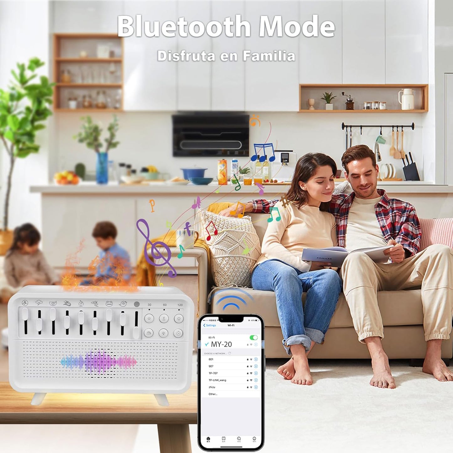 Altavoz de Ruido Blanco 4 en 1